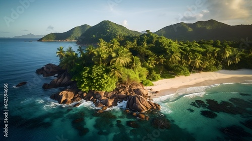 Inselzauber von oben: Drohnenblick auf das Paradies