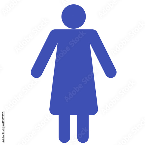 woman figure symbol icon