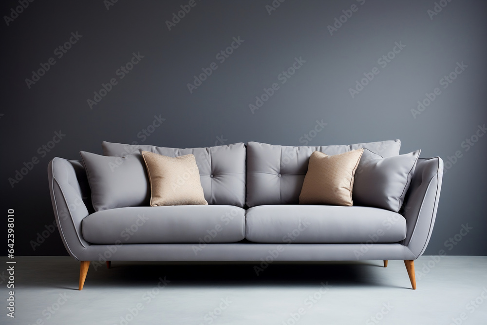 Fototapeta premium sofa isolated on black