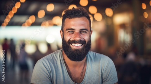 smiling gentleman posing in front of the camera