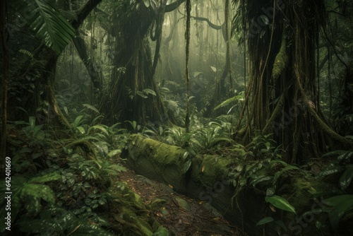 Jungle rain forest. Generate Ai © nsit0108