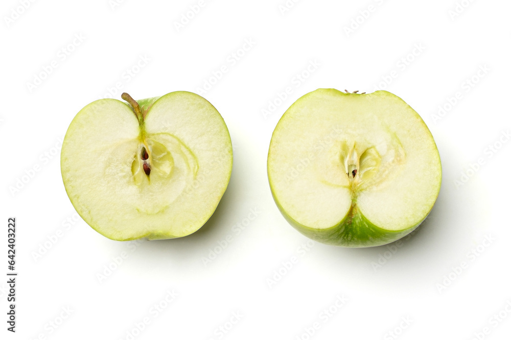 Fresh apple on white