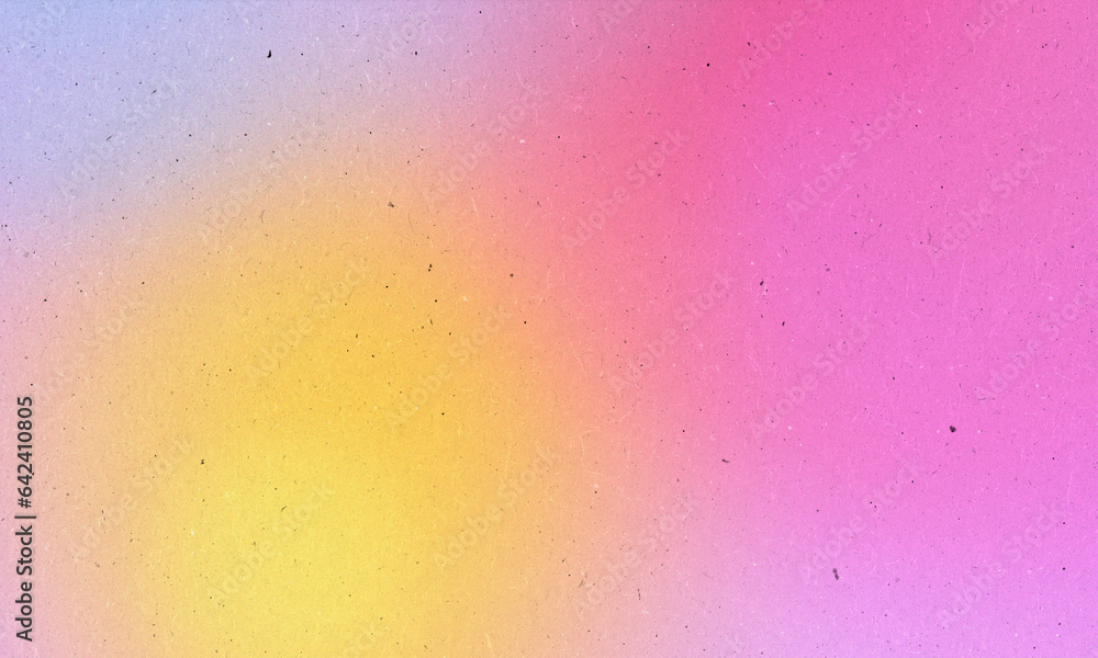 Textured gradient background. Pink, purple, blue, yellow shades