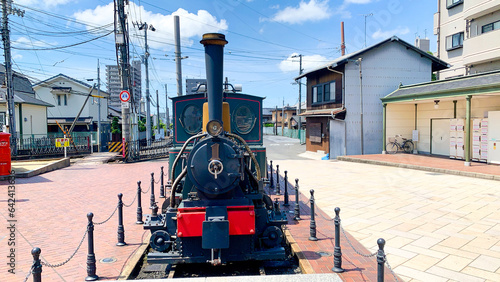 愛媛県の道後温泉の坊っちゃん列車