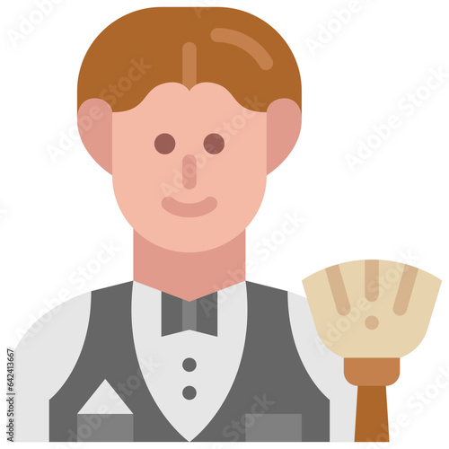 butler flat icon