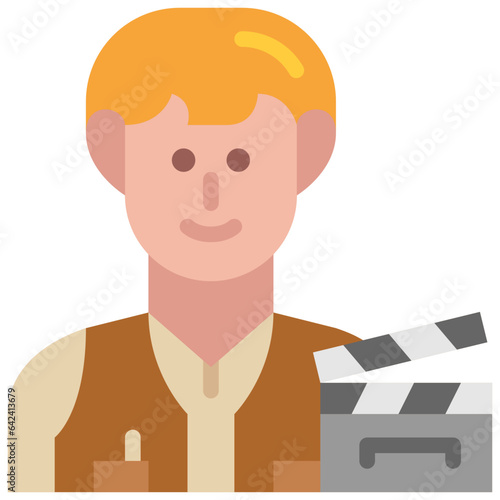 director flat icon