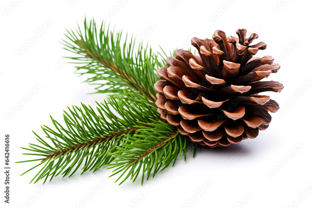 Pinecone isolated on white background with clipping path Pinecone isolated on white background with clipping path