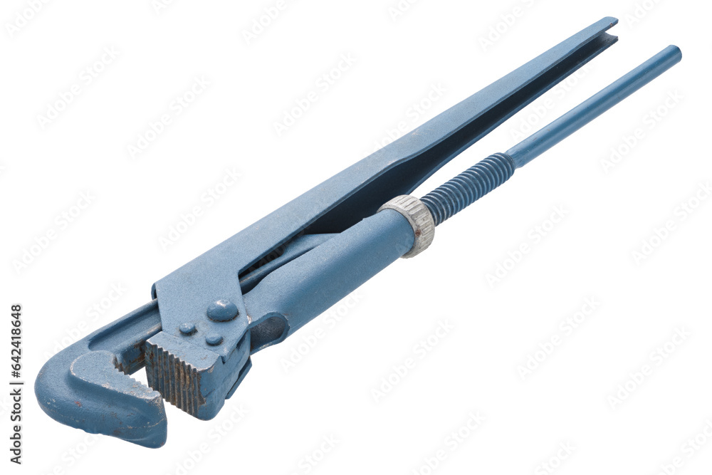 Old blue plumber wrench Old blue plumber wrench