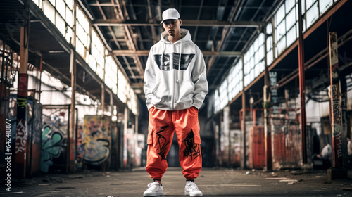 Someone rocks streetwear with a hip-hop edge.