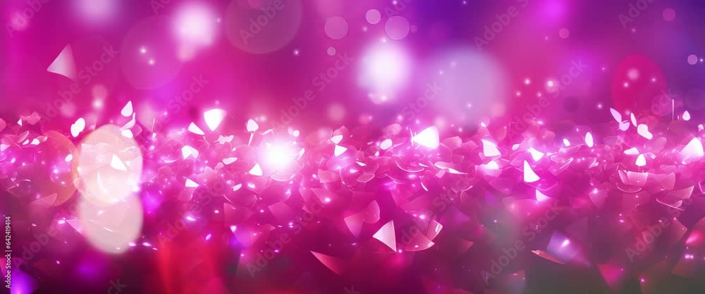 Anamorphic video magenta shiny surface. Magic bokeh background Anamorphic video magenta shiny surface. Magic bokeh background
