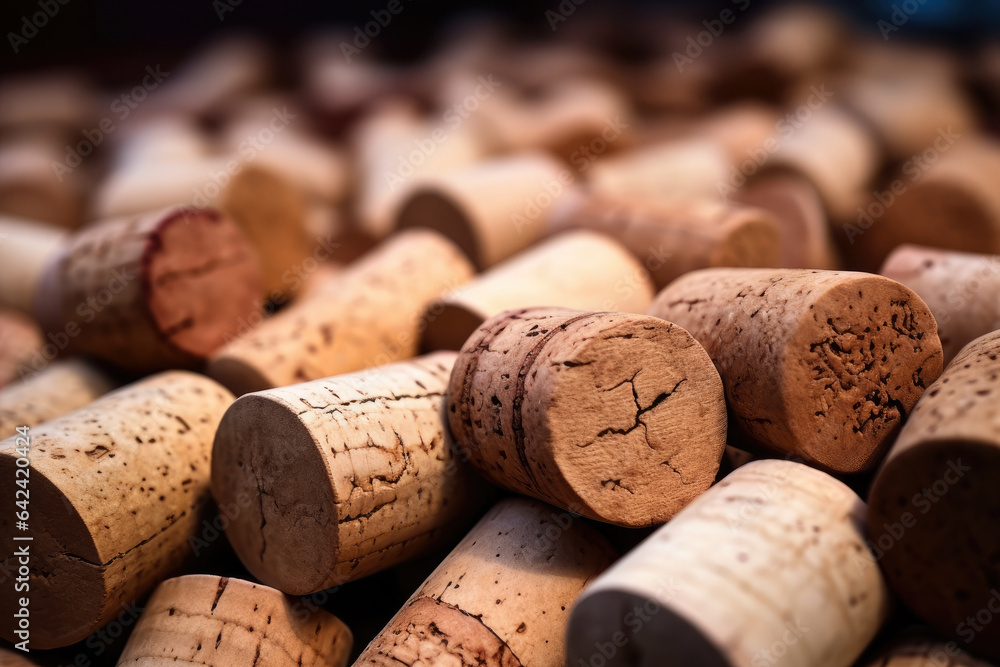 Capturing the Intricate Beauty of Corks: Macro Photography Revealing Fine Details and Textures