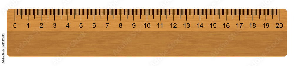 Foto Holzlineal - 20 cm