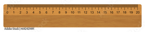 Foto Holzlineal - 20 cm