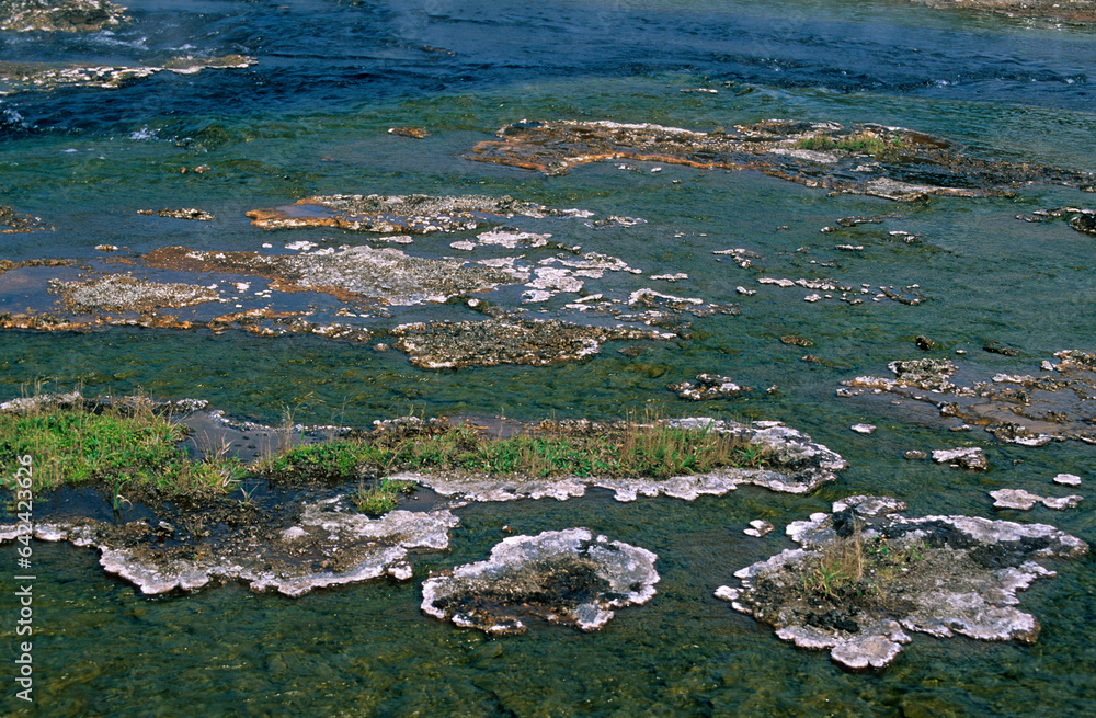 Geyser, Parc National du Yellowstone, U.S.A Geyser, Parc National du Yellowstone, U.S.A