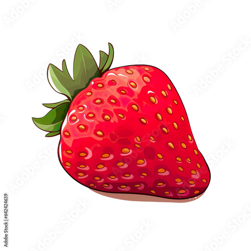 Strawberries isolated on transparent background  png