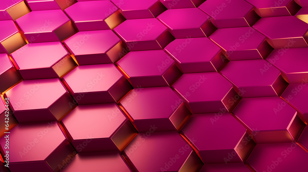 wall background. viva magenta background texture. wall with textured hexagons. the diamonds on the wall wall background. viva magenta background texture. wall with textured hexagons. the diamonds on the wall