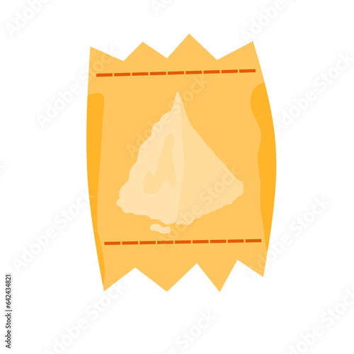 vector illustration of whey protein powder with plastic container background