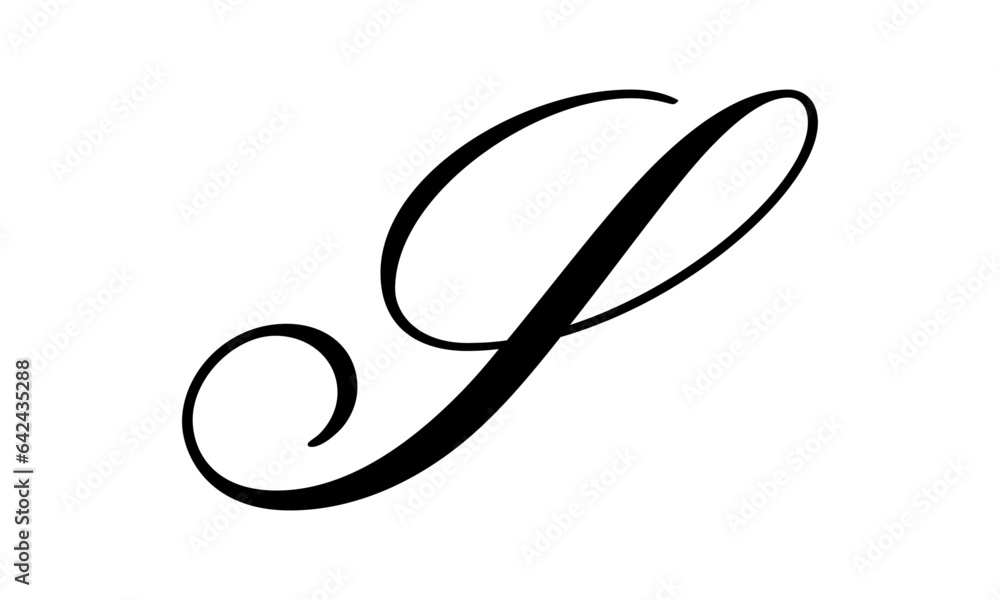 Obraz premium S Letter Logo with Elegant Black Lines Design. Minimalist art shape logo.