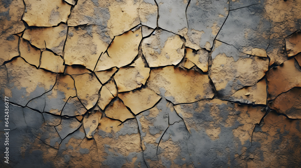 Cracked and aged concrete texture with a weathered look Cracked and aged concrete texture with a weathered look