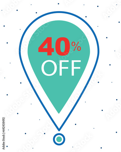 Promo banner template. Special sale offer. Vector illustration, background