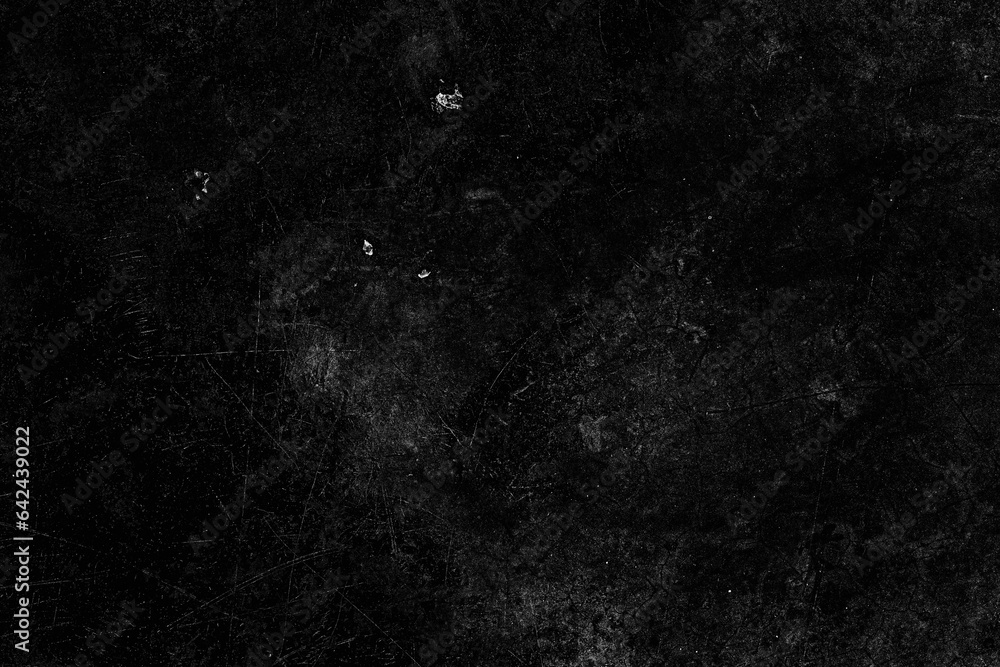 Naklejka premium Black wall texture rough background