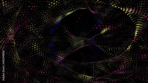 abstract background with particles