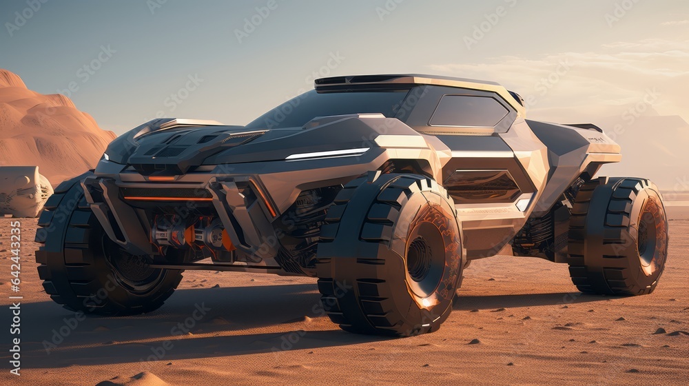 Futuristic Off-Roading Triumphs in Desert Challenges Futuristic Off-Roading Triumphs in Desert Challenges