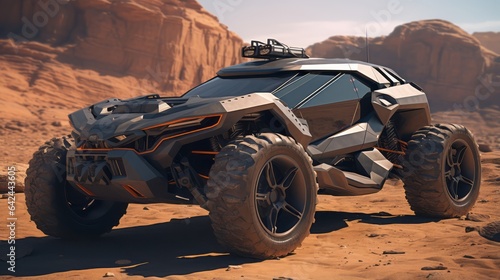 Off-Road Marvel Tackling Desert Terrain with Precision