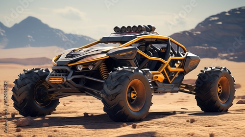 Desert Dominance: Luxury Off-Road Auto Tackling Challenges