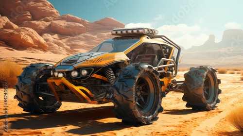 Futuristic All-Terrain Excellence in Desert Challenges