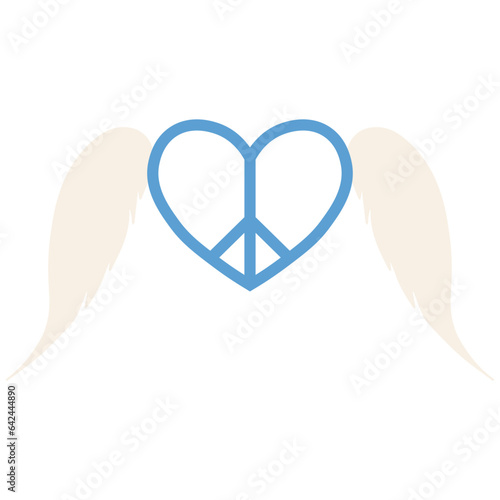 flat illustration of world kindness day. Random acts of kindness day emblem