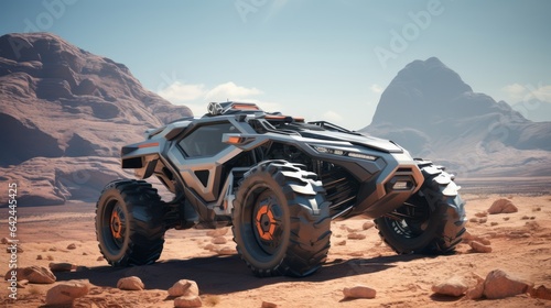 Desert Crusaders: Futuristic Off-Road Cars Embark on Epic Journeys