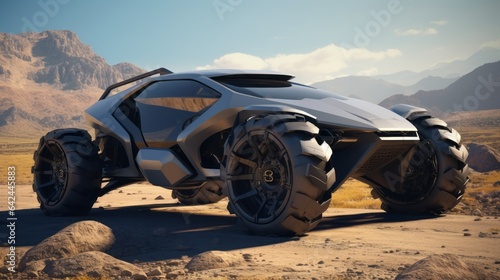 The Future of Desert Adventure: Futuristic Off-Road Vehicles in Action