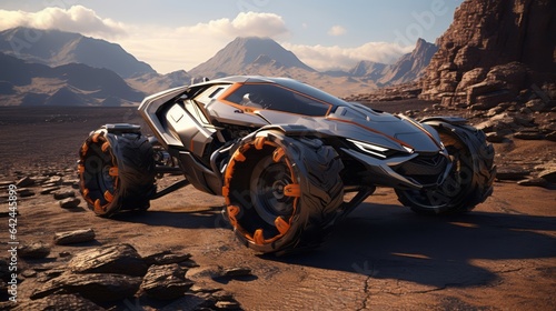 Luxe Desert Voyages Embrace the Arid Landscape: Futuristic Off-Road Cars