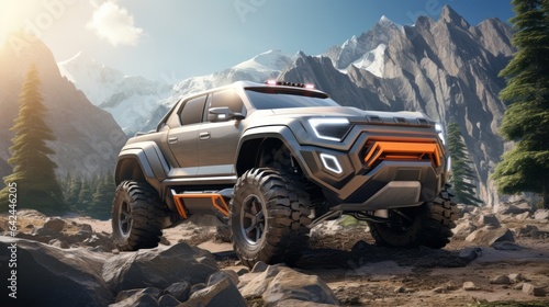 The Future of Desert Adventures in Luxury Bliss: Futuristic 4x4 Cars