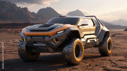 Desert Dynamics in Luxury Bliss: Off-Road Buggy Cars Roaming Free