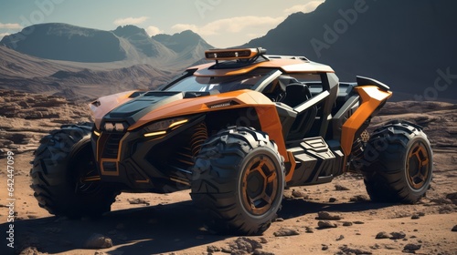 Luxurious Desert Odyssey: Futuristic Off-Roading Excellence