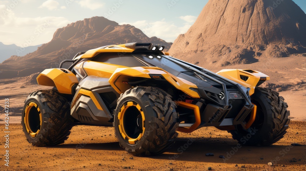 Off-Road Marvel Tackling Desert Terrain with Precision