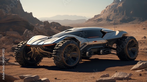 Precision Off-Roading in the Savanna  Futuristic Auto Glory