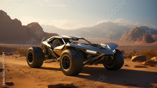 Off-Road Mastery: A State-of-the-Art Vehicle in the Desert