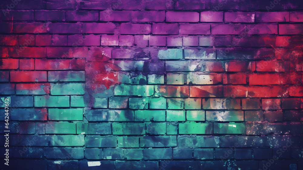 Purple red brown old brick wall Purple red brown old brick wall