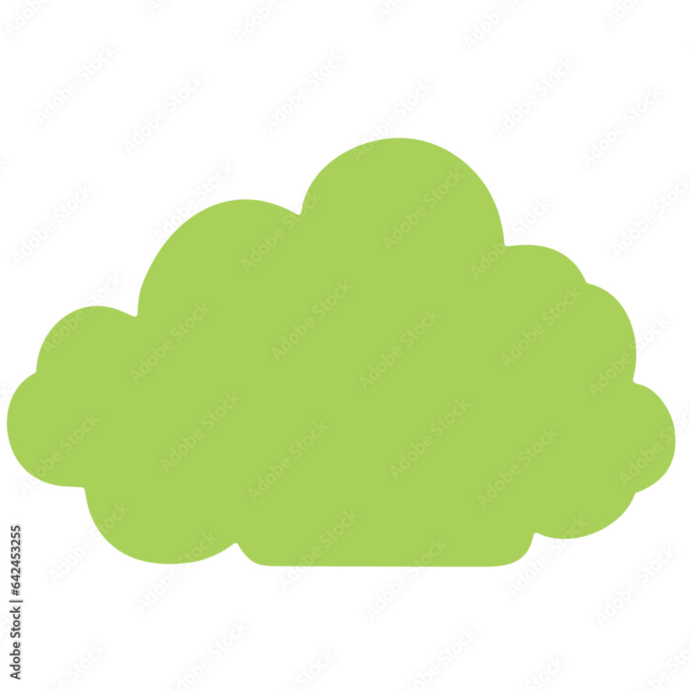 Green tree isolated on white background, with leaves and branches, representing nature and growth Green tree isolated on white background, with leaves and branches, representing nature and growth
