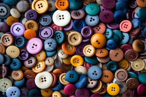 Buttons for sewing photo