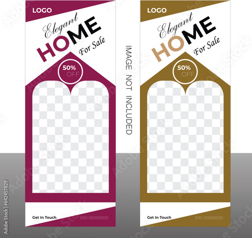 Home Rollup Template Design