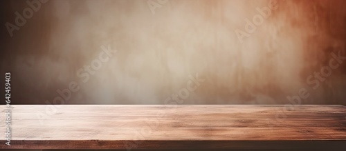 Blurred background and tabletop