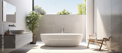 Contemporary bathroom design in an Australian residence