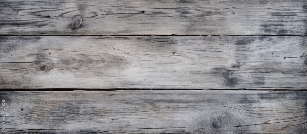 Close up of weathered gray wood background