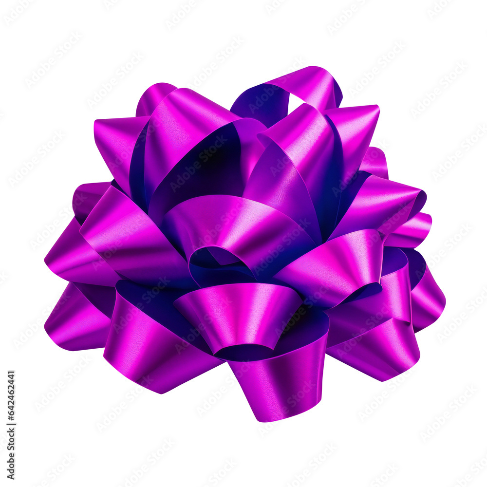 Decorative pink bow isolated on background. Design element for gift Decorative pink bow isolated on background. Design element for gift