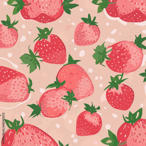 Strawberry Seamless Pattern