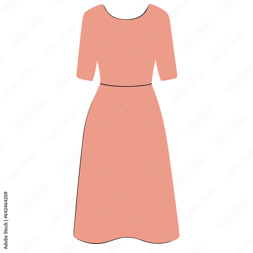 Charming Chic and Cute Dress Vector Illustrations for Fashion Enthusiasts and Design Projects Charming Chic and Cute Dress Vector Illustrations for Fashion Enthusiasts and Design Projects